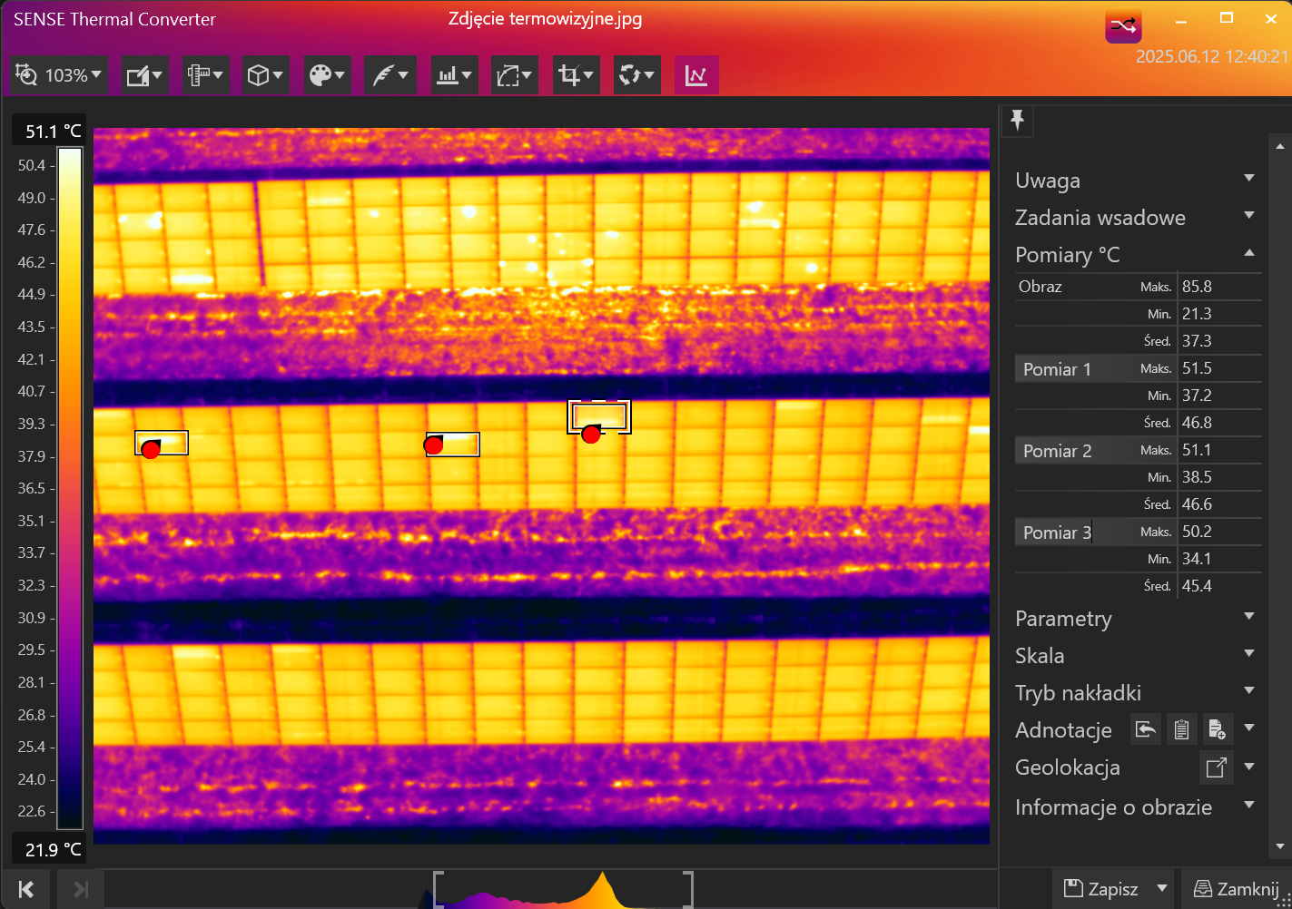 3 Edytor obrazów termowizyjnych